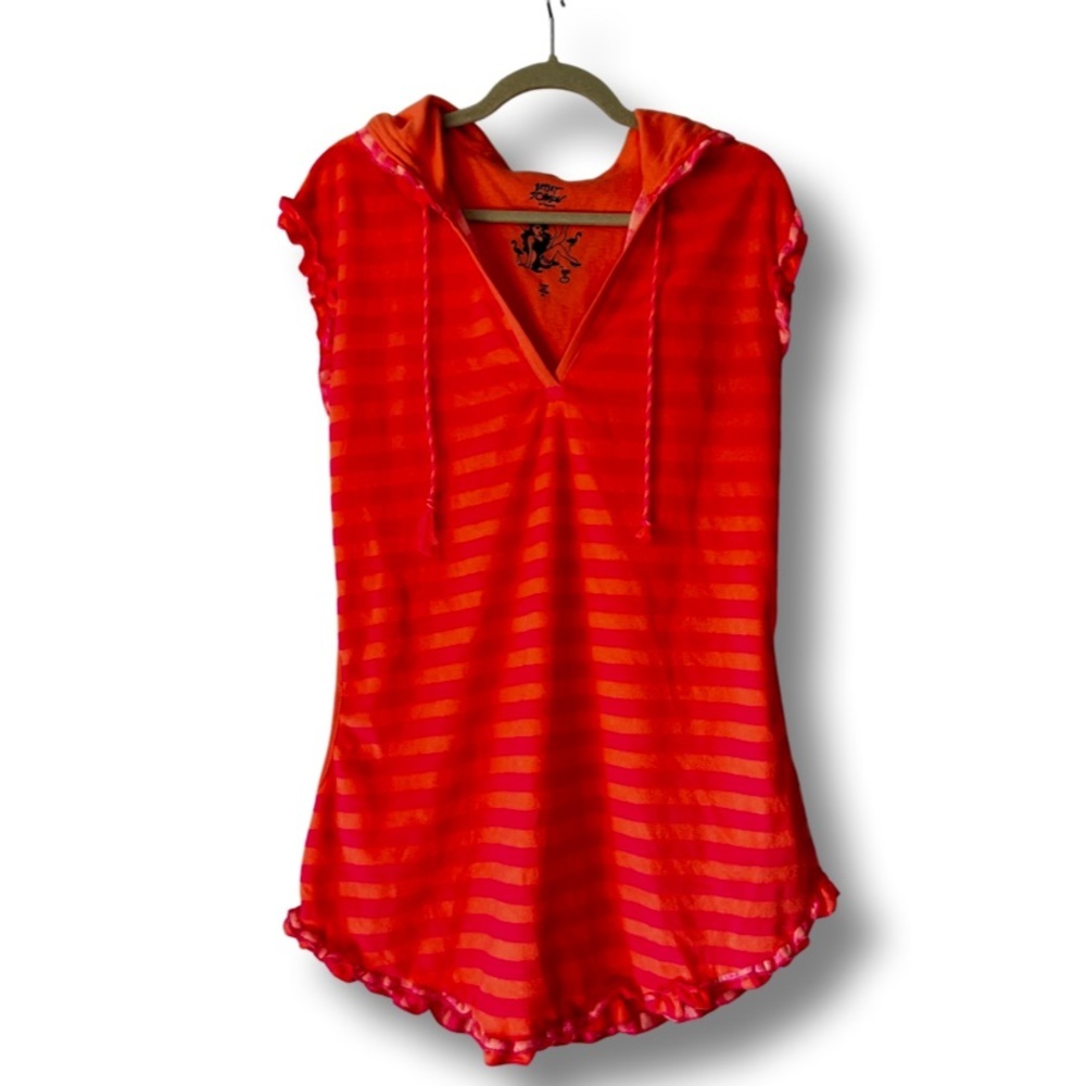 Betsey Johnson Terry Cloth Swim Coverup NWT